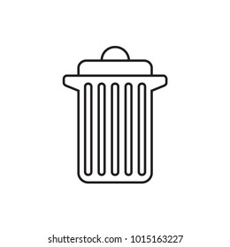 delete trash bin icon illustration isolated vector sign symbol