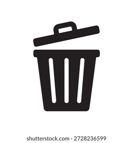 Borrar papelera Eliminar icono de silueta