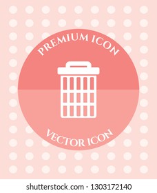 Delete or Trashcan Icon for Web, Applications, Software & Graphic Designs.