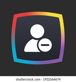Delete User - App Icon Button