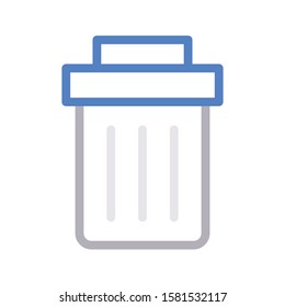 delete vector color line icon 