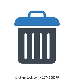 delete vector glyph color icon 