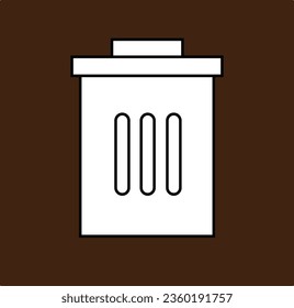 Delete vector icon design template
