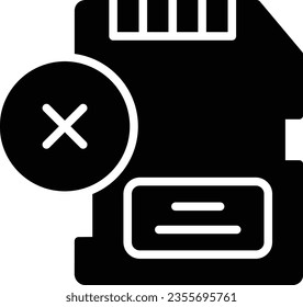 Delete Vector Icon Glyph Style