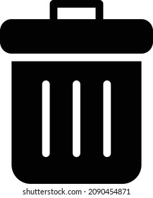delete vector illustration isolated on a transparent background. glyph vector icons for concept or web graphics.