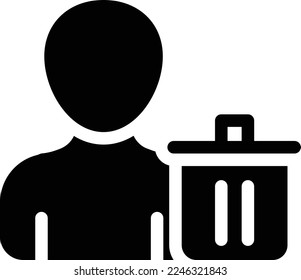 delete Vector illustration on a transparent background. Premium quality symmbols. Glyphs vector icons for concept and graphic design. 
