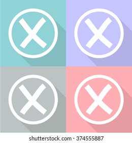 Delete web icon Vector EPS10, Great for any use