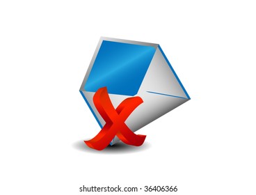 deleted e-mail inbox icon