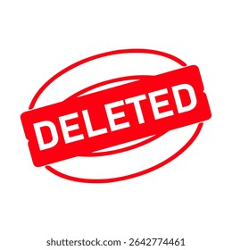 Diseño de Vector de sello de goma borrado. Ilustración de sello de goma - Vector