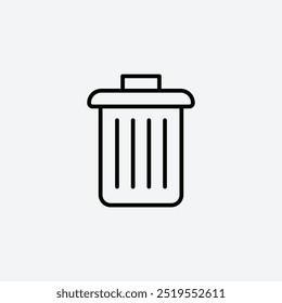 Icono de Vector de eliminación. EPS 10