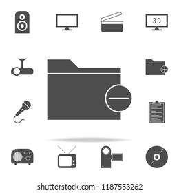 deleting folder icon. web icons universal set for web and mobile