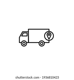Delevery icon vector illustration logo template for many purpose. Isolated on white background.