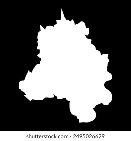 Delhi map, the capital of India. Vector illustration.
