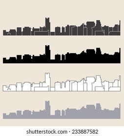Delhi skyline
