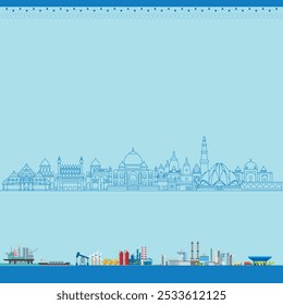 Delhi Skyline, Oil Sector, Refinery Sector, Exploration 