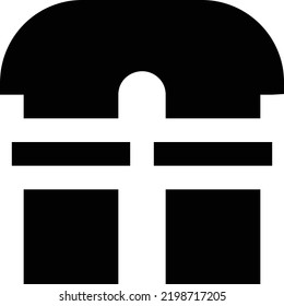 delhi Vector illustration on a transparent background. Premium quality symmbols. Glyphs vector icons for concept and graphic design.