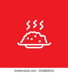 Delicacy line icon, graphic resource template, vector illustration.