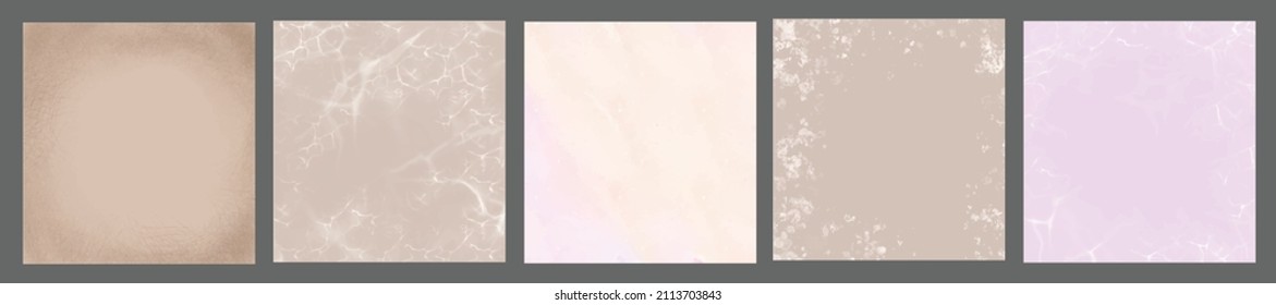 Delicate abstract marble vector layout