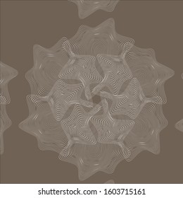delicate abstract white flowers on a transparent background