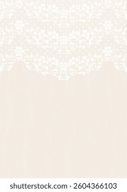 Delicate antique lace style background, vector illustration