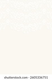 Delicate antique lace style background, vector illustration