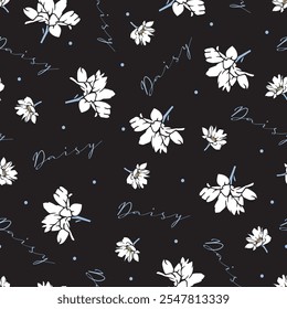 Delicate Blooming White Petal Flower Nature Beauty. You said:This seamless design is ideal for use in digital and print media, including textiles, wallpapers, and stationery.