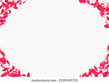 Fondo transparente de Vector de flor delicado. Japón Sakura Anuncio. Textura japonesa de loto rosa. Hermoso diseño de melocotón de otoño.