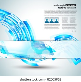 Delicado fondo abstracto azul para el volante de negocios elegante o afiches promocionales corporativos o cabecera de sitio web.