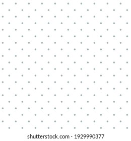 Delicate blue polka dots on a white background seamless vector pattern on.