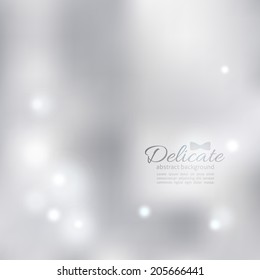 delicate blurred abstraction with lights, vector background