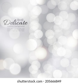 delicate blurred abstraction with lights, vector background