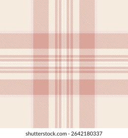 Delicate blush pink and cream plaid pattern.  Perfect for textile design, website backgrounds, or feminine branding. This subtle yet elegant texture evokes feelings of warmth and comfort.