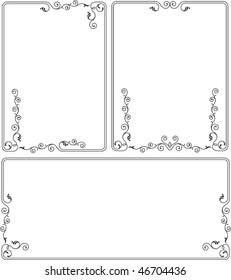 Delicate Border, Frame design