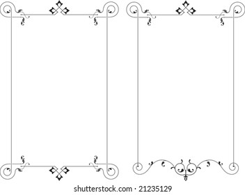 Delicate Border, Frame design (Design Element frame)