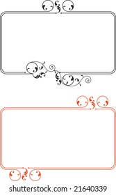 Delicate Border, Frame design (Design Element frame)