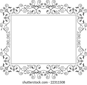 Delicate Border, Frame design (Design Element frame)