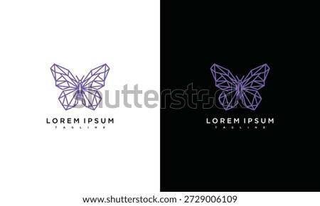 Delicate butterfly illustrations showcasing intricate details on contrasting backgrounds from a direct viewpoint