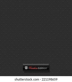 Delicate carbon fiber vector background for multipurpose design tasks