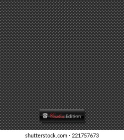 Delicate carbon fiber vector background for creative design tasks