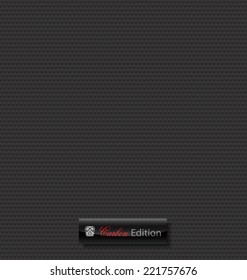 Delicate carbon fiber vector background for creative design tasks