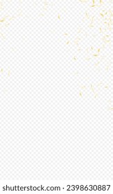 Delicate Cherry Falling Vector Transparent Background. Yellow Fall Petal Pattern. White Floral Japan Design. Gold Peach Blur Template. Spring Blossom Illustration.