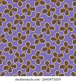 Delicate Chintz Romantic Meadow Wildflowers Vector Seamless Pattern. Cottagecore Garden Flowers and Foliage Print. Homestead Bouquet. Farmhouse Background