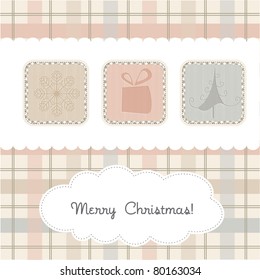  Delicate Christmas greeting card