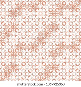 Delicado patrón de textura navideña con copos de nieve y círculos. Fondo vectorial geométrico y complejo para postales, tarjetas de felicitación, papel tapiz, papel envolvente e invitaciones.
