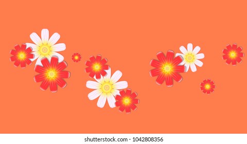 Delicate compositions of colors.