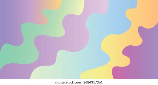 Fundo e design de curvatura delicada