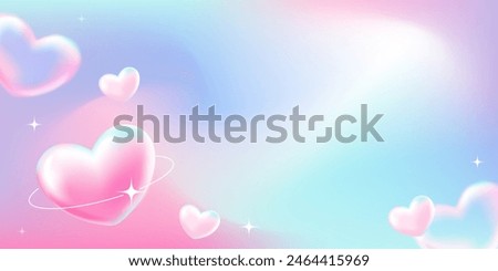 Image, Stock Photo A dreamy and romantic scene with a view of the sea and waves. On the table there is a cup and a glass vase with a flower. In the background you can see a tower.