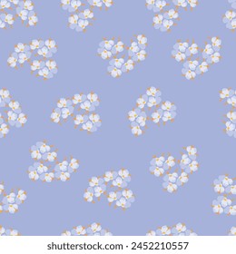 Delicada textura floral margarita. Patrón de flores Pequeñas sin costura para el envoltorio de diseño, textil, Fondo de pantalla, papel. Fondo de naturaleza lindo