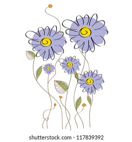 delicate floral background