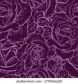 Delicate floral background with roses